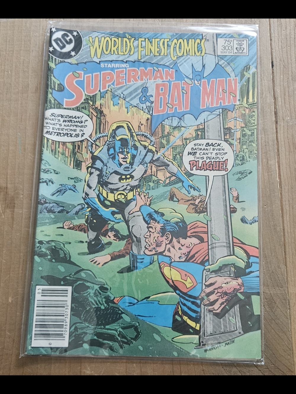 World's Finest Comics #303 Newsstand Variant (DC Comics May 1984)